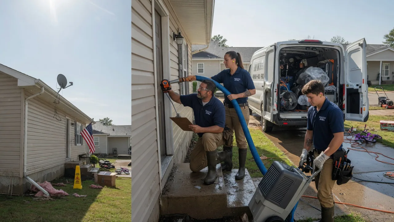 Ceiling Water Damage Restoration in Wing, ND near me